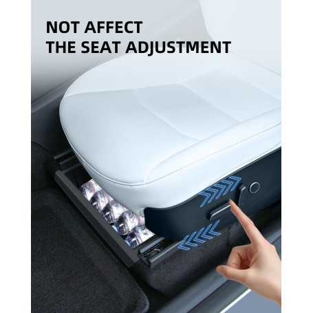 2-Piece Under-Seat Storage Boxes for Tesla Model Y 2023-2025