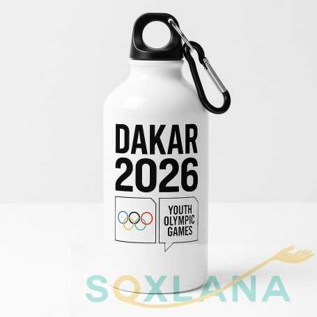 💧 Dakar 2026 Water Bottle – Lightweight Aluminum Bottle with Carabiner