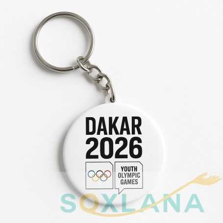 🔑 Dakar 2026 Keychain – Official Youth Olympic Games Edition