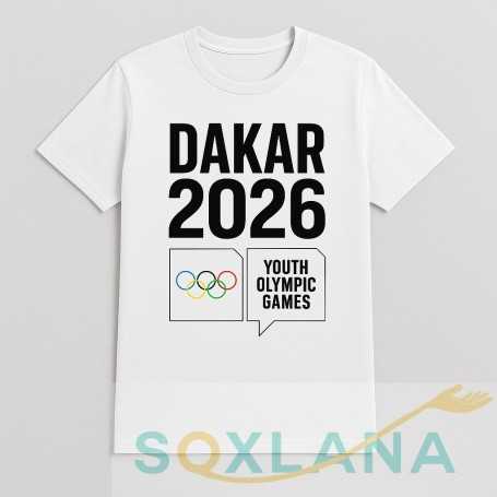 👕 T-shirt Dakar 2026 – Édition Jeux Olympiques de la Jeunesse