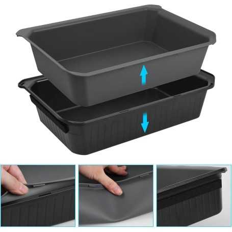 Organisateur Caché Sous le Siège pour Tesla Model Y (2020-2023)