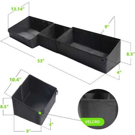 Boîte de Rangement Sous Siège pour Chevy Silverado & GMC Sierra (2019–2023)