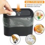 Mini Car Trash Can with Lid – Waterproof, Leak-Proof