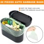 Mini Car Trash Can with Lid – Waterproof, Leak-Proof