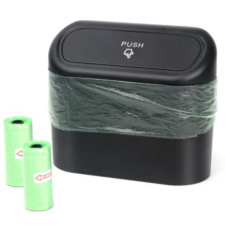 Mini Car Trash Can with Lid – Waterproof, Leak-Proof