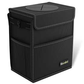 K KNODEL Waterproof Car Trash Can with Lid
