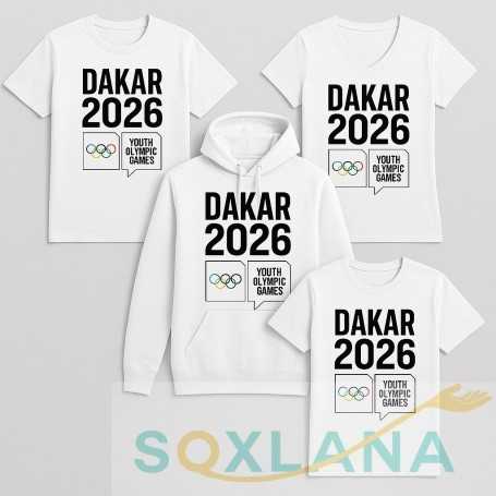 👕🧥 Dakar 2026 Apparel Collection – T-Shirts & Hoodie (Youth Olympic Games Edition)
