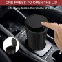 Car Trash Can with Lid – Compact Waterproof Mini Bin with 4 Rolls of Trash Bags