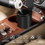 Car Trash Can with Lid – Compact Waterproof Mini Bin with 4 Rolls of Trash Bags