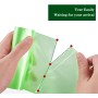 Set of 6 x 20 Small Trash Bags (25×30 cm, Green)