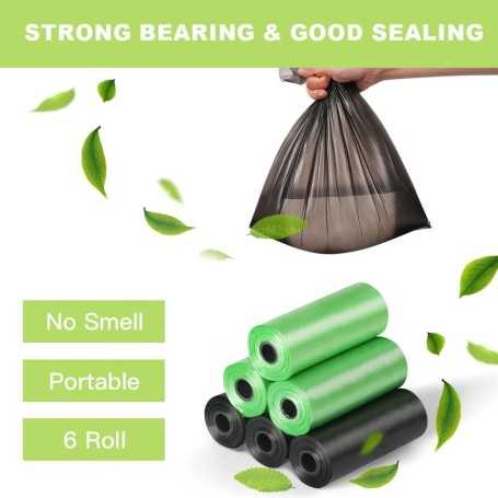 URAQT 90-Pack Mini Trash Bags for Car & Home