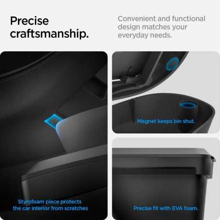 Spigen Mini Poubelle pour Tesla Model 3 Highland & Model Y Juniper (2024–2025) – Avec 50 Sacs