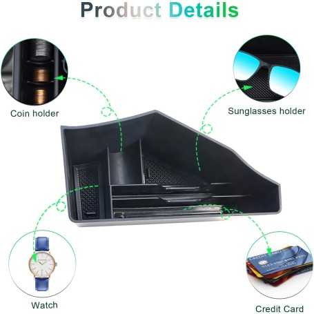 GAFAT Boîte de Rangement Console Centrale pour Kia Sportage NQ5 2022–2027