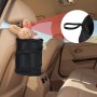 URAQT Poubelle de Voiture Portable – Lot de 2 Mini Poubelles Suspendues Pliables avec 2 Mousquetons, 6L, Noir