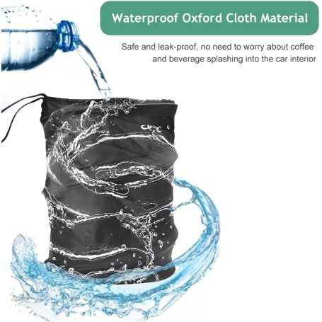 Foldable & Portable Car Trash Can – Universal, Large Capacity, Easy to Clean, For Travel & Daily Use – Black