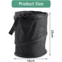 Poubelle de Voiture Pliable & Portable – Universelle, Grande Capacité, Nettoyage Facile, Voyage & Quotidien – Noir