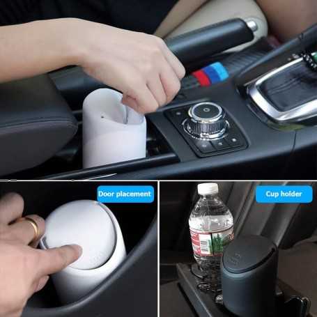 Mini Poubelle de Voiture en Silicone – Universelle, Lavable & Anti-Odeur