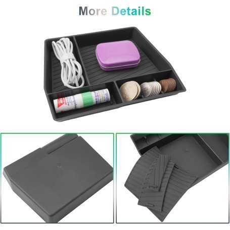 Center Console Storage Organizer Compatible with Dacia Sandero 3 / Stepway 3 / Jogger (2021–2026)