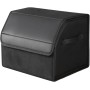 Boîte de rangement de coffre aspect cuir – pliable, imperméable, taille M