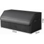 Boîte de rangement de coffre aspect cuir – pliable, imperméable, taille M