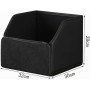 Boîte de rangement de coffre aspect cuir – pliable, imperméable, taille M