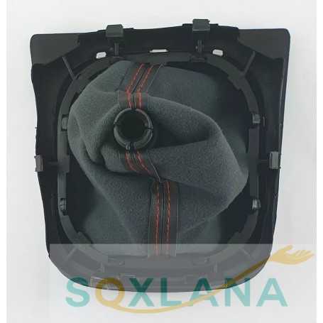 VW GOLF V PLUS 05-08 POMMEAU LEVIER DE VITESSE 5 VITESSES SOUFFLET ROUGE