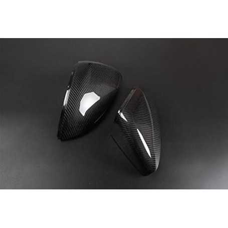 Pinalloy réel en fibre de carbone Porte latérale Miroir Coque Trim pour golf MK7 GTI 2013–2018