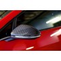 Real Pinalloy Carbon Fiber Side Door Mirror Trim Shell for Golf MK7 GTI 2013–2018
