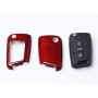 Max Auto Carbon® Protective cover for Golf 7 VII key Fabia Rapid Octavia Tiguan Touran Leon Red
