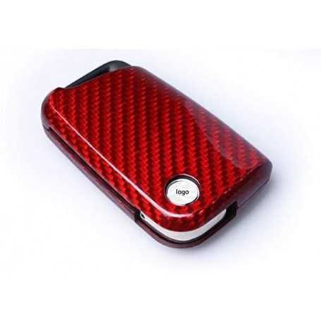 Max Auto Carbon® Protective cover for Golf 7 VII key Fabia Rapid Octavia Tiguan Touran Leon Red