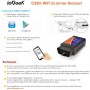 OBD2 Lecteur de Code avec Wifi - Outil de Diagnostic sans Fil