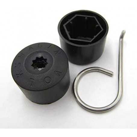 Boulon Ecrou - Chapeau de roue 20pieces de capuchon boulon 17mm pour Volkswagen Golf & Passat & Audi