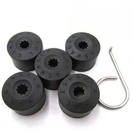 Boulon Ecrou - Chapeau de roue 20pieces de capuchon boulon 17mm pour Volkswagen Golf & Passat & Audi