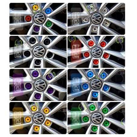 Boulon Ecrou - Chapeau de roue 20pieces de capuchon boulon 17mm pour Volkswagen Golf & Passat & Audi