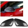 KIMISS 1 pair Carbon Fiber Car Rearview Mirror Housing ，Replacement Mirror Cover for MK7 / GTI / R 13-18