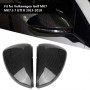 KIMISS 1 pair Carbon Fiber Car Rearview Mirror Housing ，Replacement Mirror Cover for MK7 / GTI / R 13-18