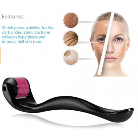 Dermaroller, rouleau pour régénération de la peau, anti vieillissement