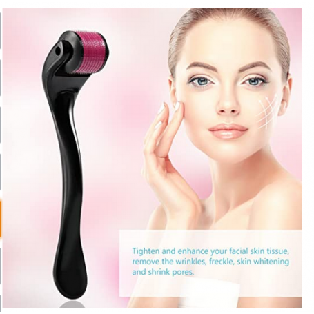 Dermaroller, rouleau pour régénération de la peau, anti vieillissement