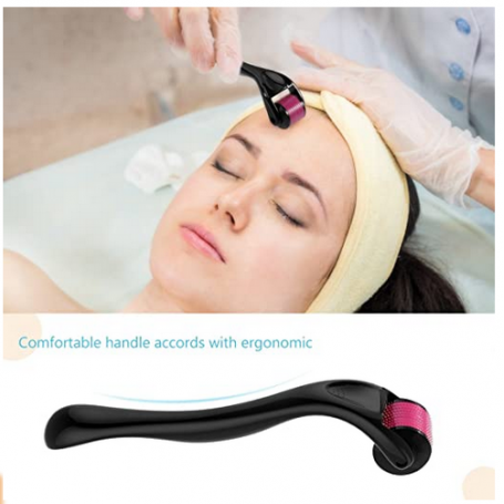 Dermaroller, rouleau pour régénération de la peau, anti vieillissement