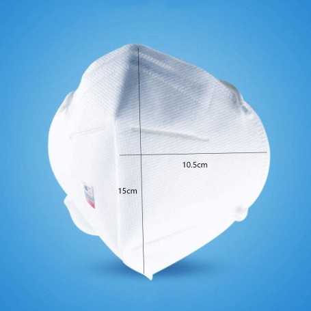Masque KN95 10 PCS ANTI-Grippe Masque ≈ FFP2 anti-virus Protection anti PM2.5 anti poussière