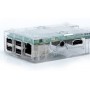 Aukru Transpartent Case for Raspberry Pi with heatsink