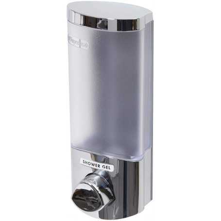 COMPACTOR Distributeur de Savon Mural - Plastique Finition Acier Chromé - RAN6014 310ml