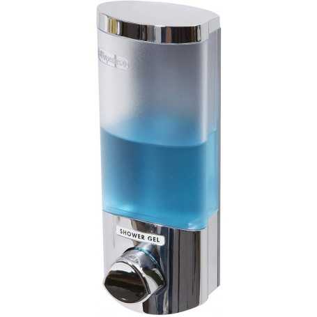 COMPACTOR Distributeur de Savon Mural - Plastique Finition Acier Chromé - RAN6014 310ml