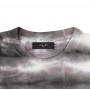 AMIRI TIE DYE GRAY AND WHITE T-SHIRT