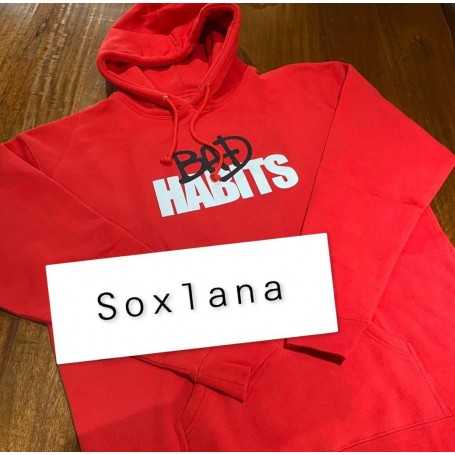 NAV x VLONE Drip Hoodie Red M