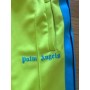 Palm Angels Neon and Blue Classic Stripe Track Pants Small