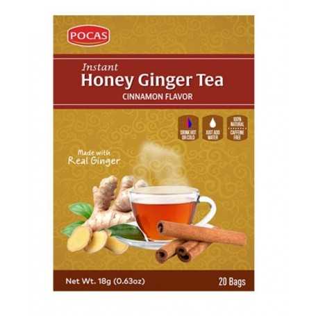 Thé au Miel et au Gingembre Pocas avec 20 sachets