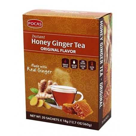 Pocas Honey Ginger Tea with 20 Bags