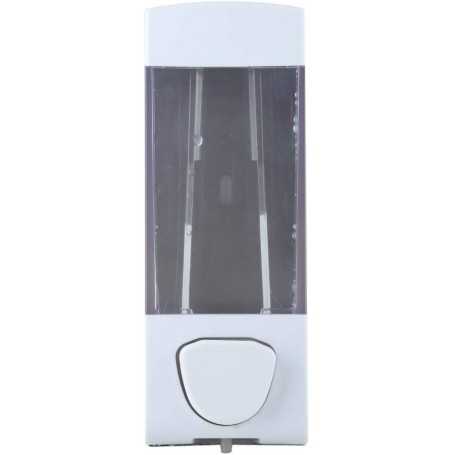 Distributeur de Savon à Mains Delaman Distributeur de Shampoing Liquide Pour Savon Liquide en Plastique 350ml, Mural