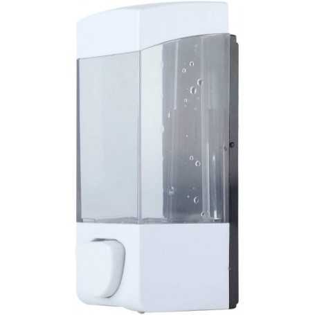 Distributeur de Savon à Mains Delaman Distributeur de Shampoing Liquide Pour Savon Liquide en Plastique 350ml, Mural